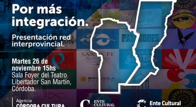 El Ente Cultural presentará su trabajo interprovincial en la ciudad de Córdoba