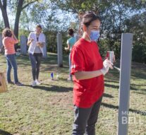 Comenzaron las intervenciones artísticas en el Paseo de la Mujer “Florentina Gómez Miranda”.