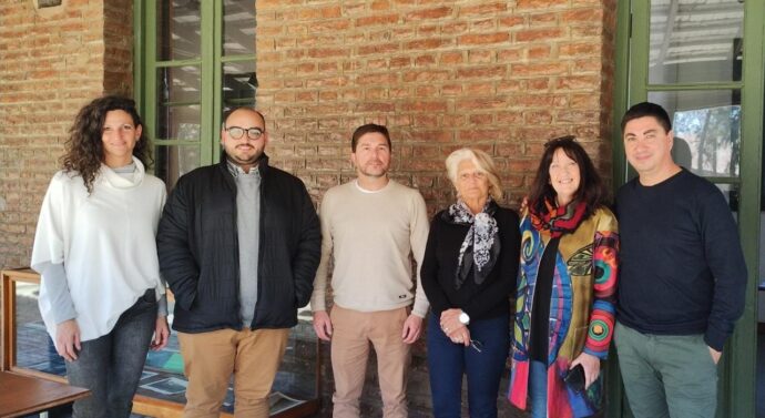 Reunión de trabajo del Ente Cultural Cordobés en Justiniano Posse