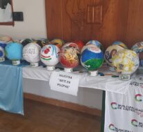 Cintra inauguró las muestras “Arte en Pelotas” y “Campeones”