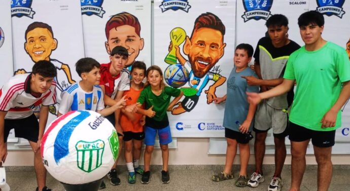 Arte en Pelotas” y “Campeones” se disfrutan en Guatimozin (Cba)