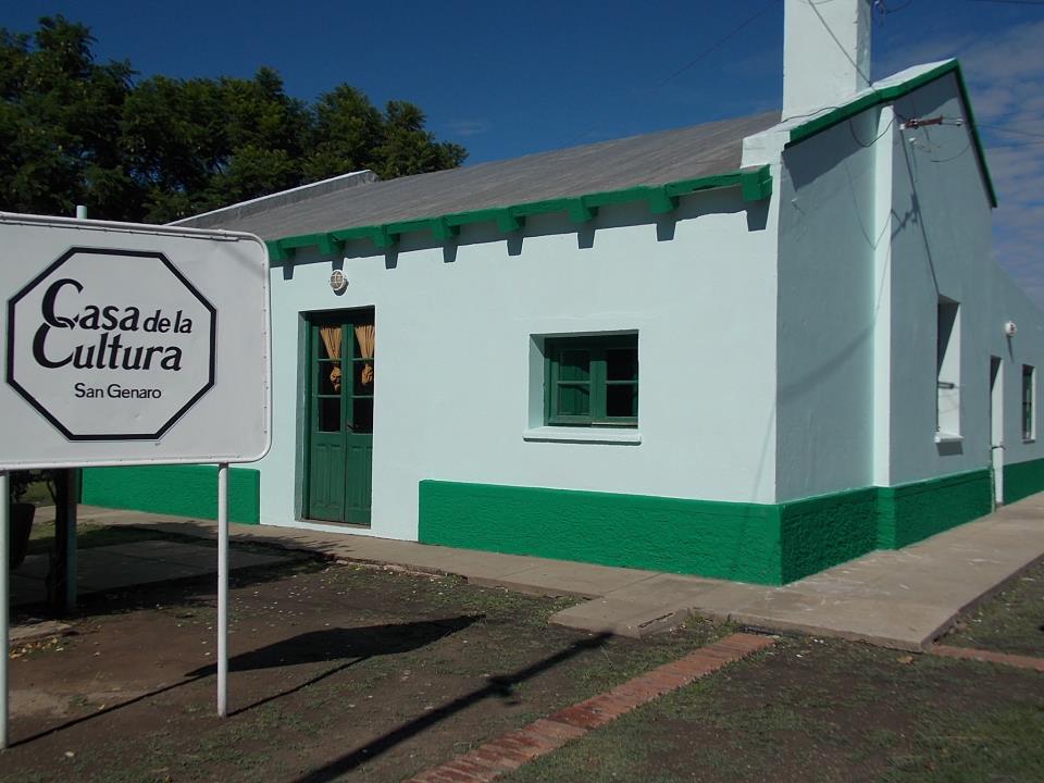 Obras en la «Casa de la Cultura de San Genaro»