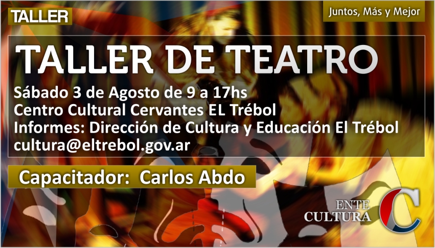 Abierta la inscripción a la Capacitación en Teatro