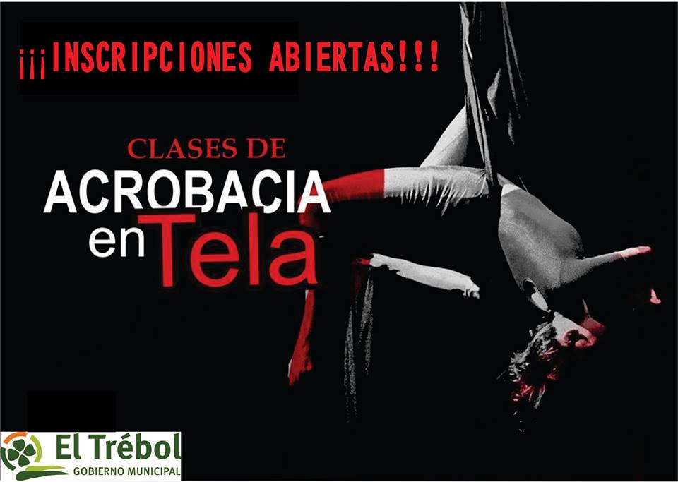 El Trébol: Abierta las Inscripciones al Taller de Acrobacia en Tela