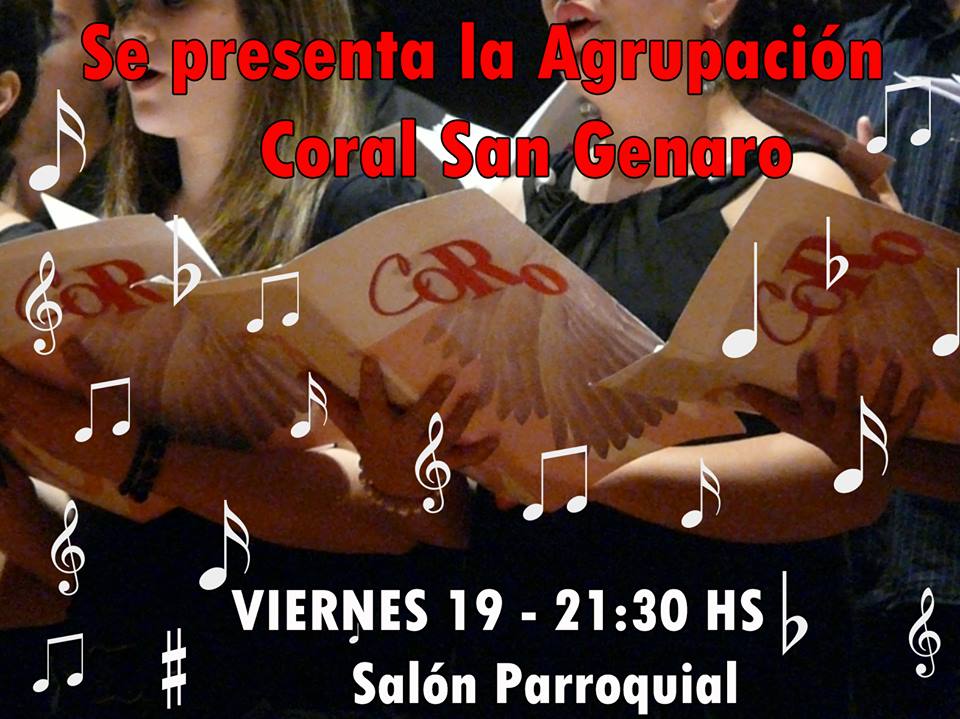 La Agrupación Coral San Genaro se presenta en la Parroquia local
