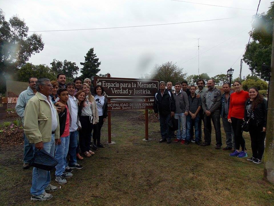 San Genaro: Inauguración del Espacio para la «Memoria, Verdad y Justicia»