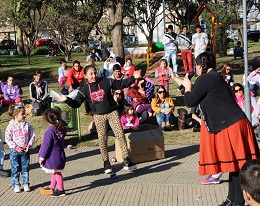 Intensa actividad en los espacios publicos de Cañada de Gómez