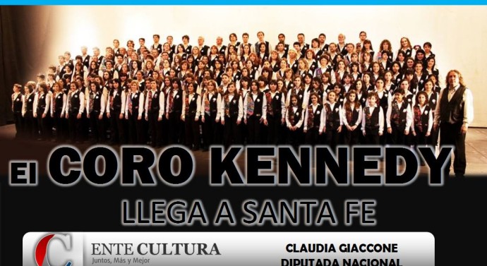 El Coro Kennedy dará inicio a su gira en la provincia de Santa Fe