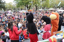 Una multitud de chicos disfrutaron del Día del Niño en Cañada de Gómez