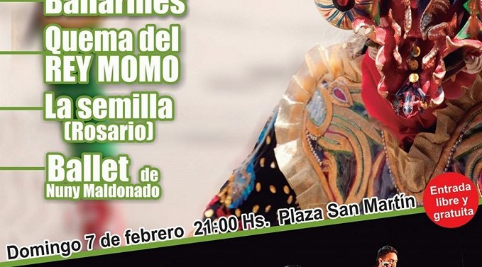 Este Domingo 7 «Carnavales en Tortugas»