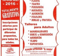 San Jorge: «Talleres Culturales Municipales 2016»