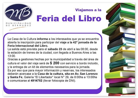 Capitán Bermúdez viaja a la Feria del Libro