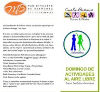 «Domingo de Actividades al Aire Libre» en Capitán Bermúdez