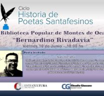 Montes de Oca recibe el Ciclo «Historias de Poetas Santafesino»
