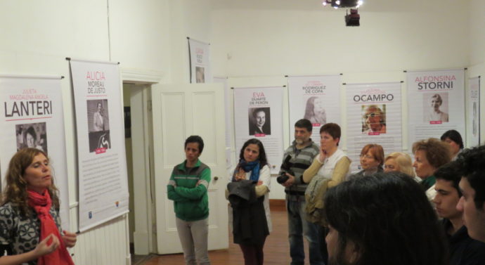 Apertura de la Muestra “Ellas y las luchas por sus derechos” en la ciudad de El Trébol
