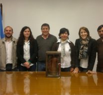 Bustinza recibió al Premio provincial «Julio Migno»