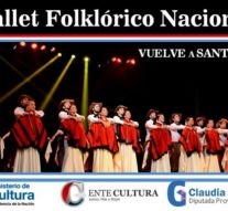 El Ballet Folklorico Nacional se presentará en comunidades del sur santafesino