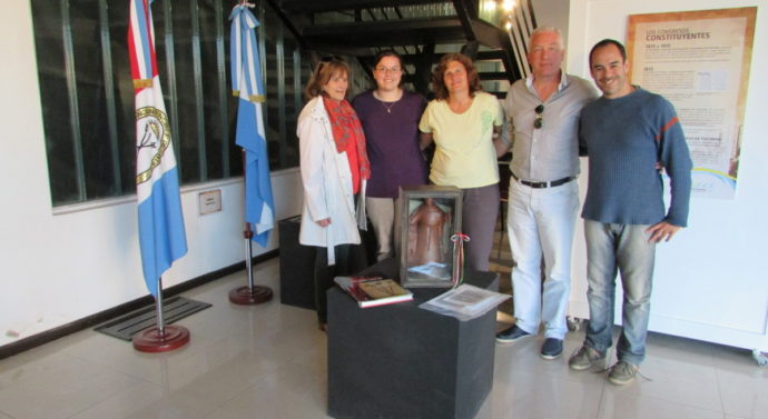 En la ciudad de Totoras se expone el Premio «Julio Migno»