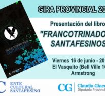 En Armstrong se presentará la Antología «Francotrinadores Santafesinos»