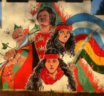 Imponente Mural de Juana Azurduy se pintó en Maciel