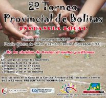 San Jorge desarrollará las instancias locales del «2° Torneo Provincial de Bolitas»