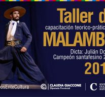 Julian Dorthe (Campeón Provincial de Malambo) brindará Talleres en Ibarlucea y Bustinza