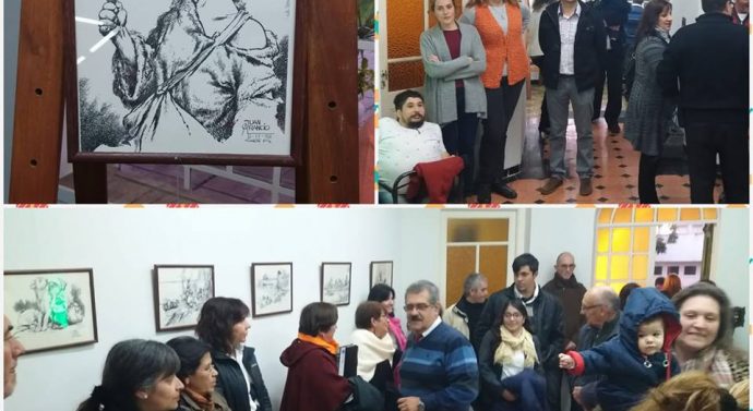 San Jorge recibió la Muestra de «Juan Arancio» en una noche de integración cultural