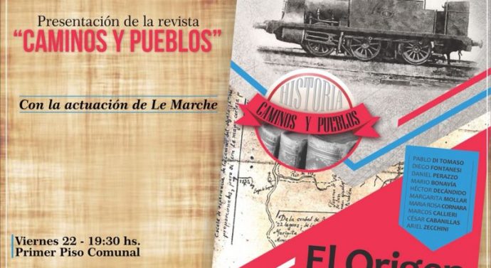 Este viernes 22: Presentación de la Revista “Caminos y Pueblos” en Tortugas