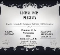 Lucio V. López: Cierre Anual de Danzas, Ritmos y Movimiento