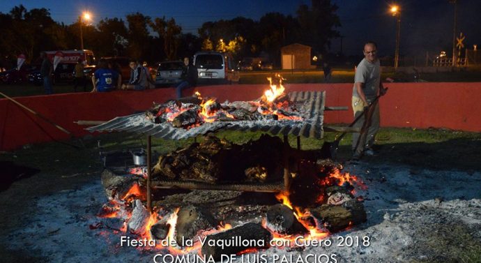 Fiesta de la Vaquillona con Cuero en Luis Palacios