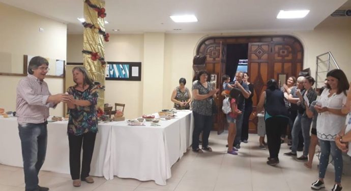 Alumnas del “Taller de Clo” exponen en el hall del Centro Cultural Cervantes