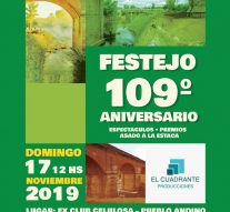 Andino celebrará su 109° aniversario con shows, premios y asado a la estaca