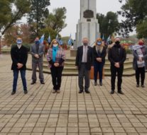 Con un acto virtual, Sastre rindió homenajes al creador de la Bandera