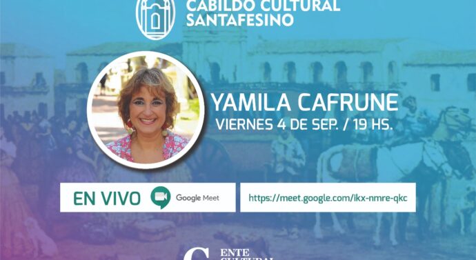 Yamila Cafrune cierra el «Cabildo Cultural Santafesino»