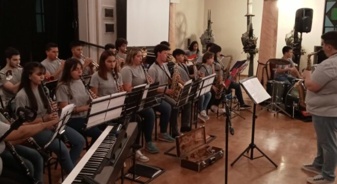 Las Rosas: La Banda Municipal “Manuel Belgrano” de la ciudad cumplió 124 años