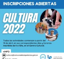 Inicio Ciclo 2022 «Talleres Culturales» en Luis Palacios