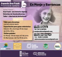 Llega a Monje y Barrancas la Muestra de Ana Frank