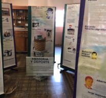 «Memoria y Deporte» se exhibe en Cañada Rosquín