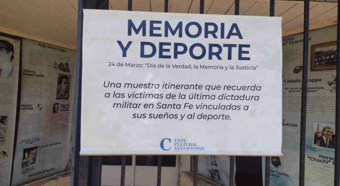 Casas recibió la muestra «Memoria y Deporte»