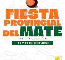 Todo marcha para 22º edición de la «Fiesta Provincial del Mate»