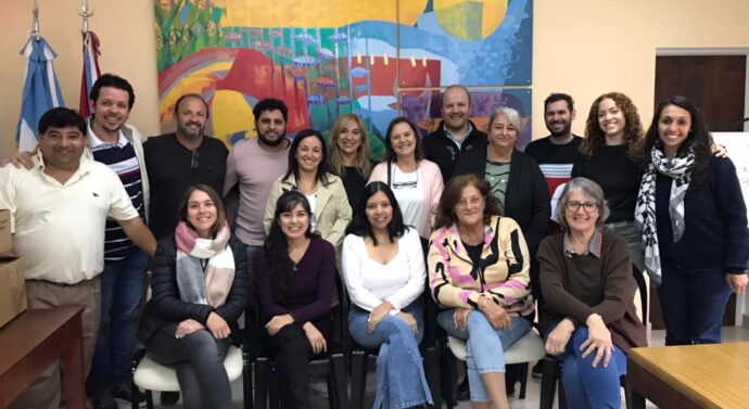 Montes de Oca recibió a los integrantes de la Usina Cultural I (norte) del Ente Cultural Santafesino