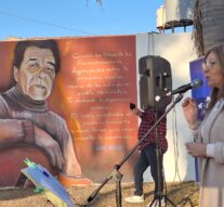 Se inauguró en Armstrong el primer mural del programa «Guitarreros»