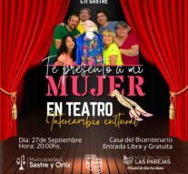 «ENTEatro» inicia su gira desde Las Parejas con la obra «Te presento a mi mujer» (Sastre)