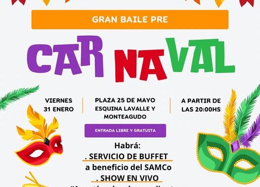 Carrizales tendrá un gran baile de pre Carnaval