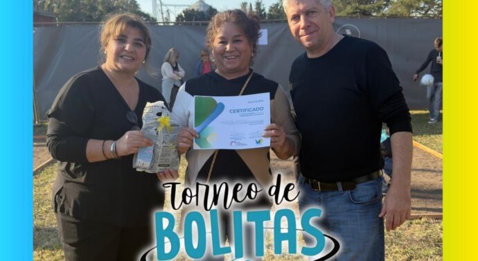 Villa Eloísa vivió una tarde espectacular, en el predio de la Estación con la instancia local del Torneo de Bolitas.