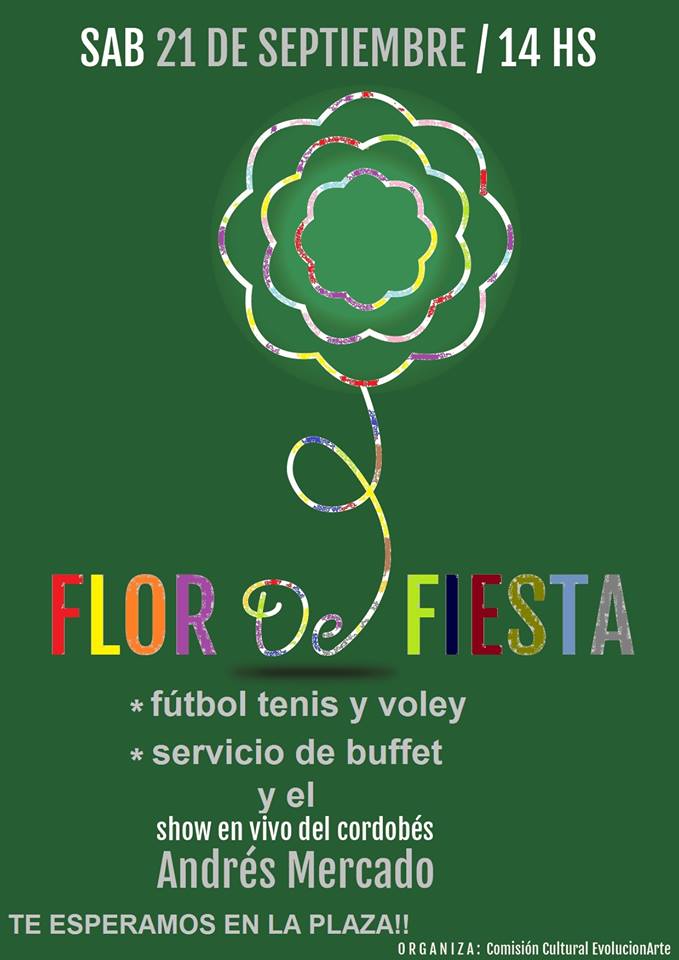 Flor de Fiesta en Aldao.