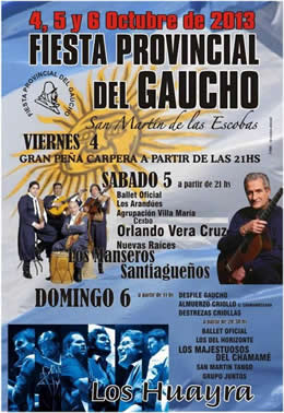 San Martín de las Escobas: » 22º Fiesta Provincial del Gaucho»