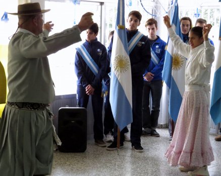 Sastre festejó un nuevo aniversario de la patria