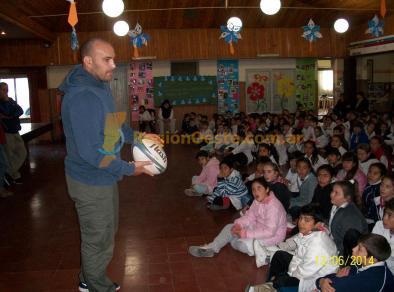 Mariano Taverna visitó San Vicente y San Martín de las Escobas