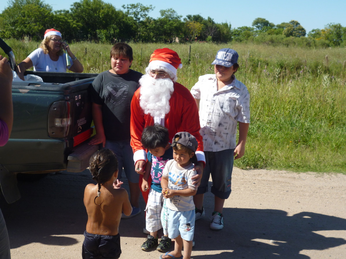 Papá Noel visitó Lehmann